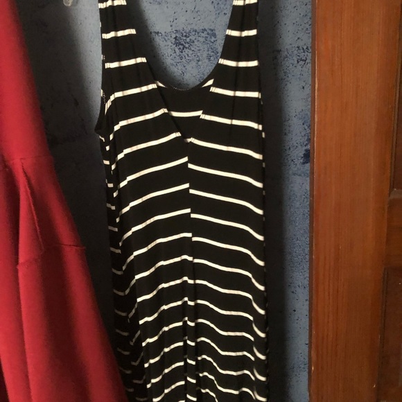 black and white striped dress - Picture 2 of 2